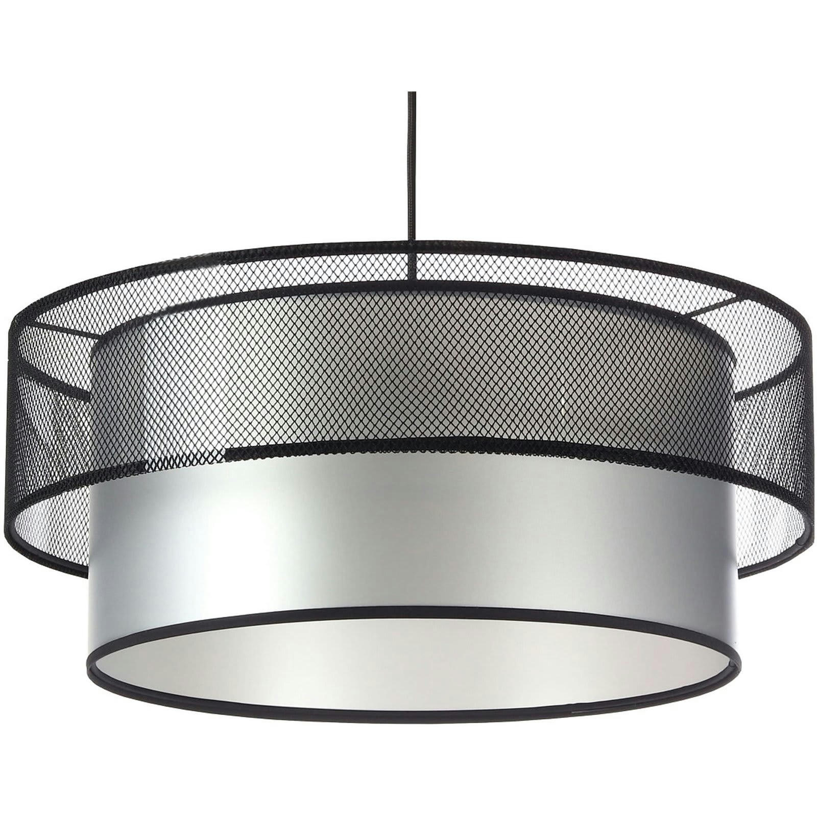 DUO ÉLÉGANT - Suspension Tissu Argent