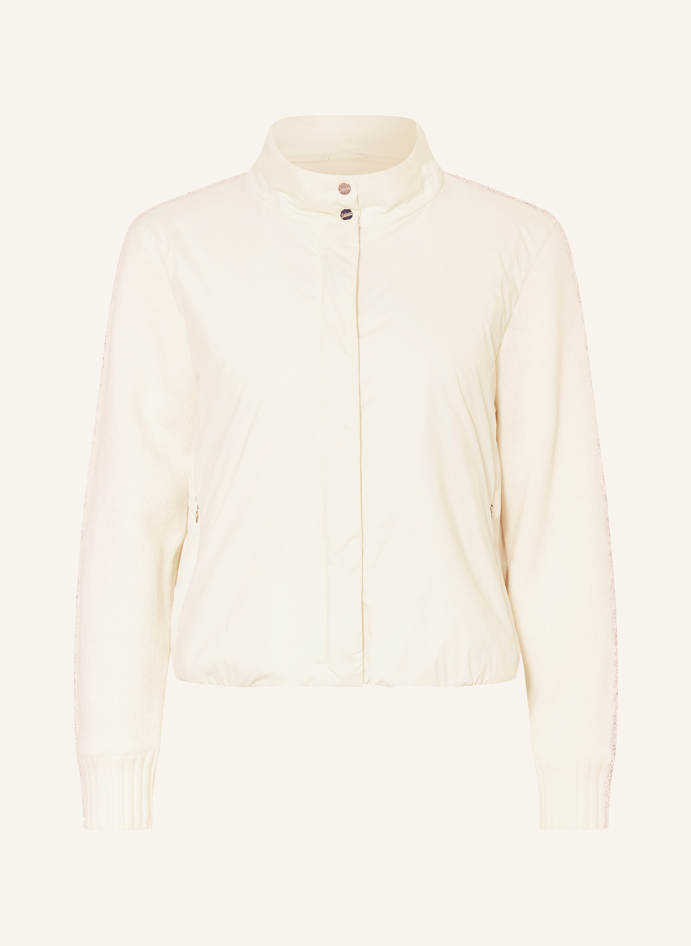 HERNO Strickjacke im Materialmix