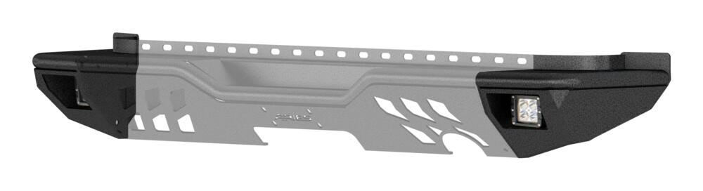 Aries Modular Bumper Rear Bumper Side Extensions with LEDs