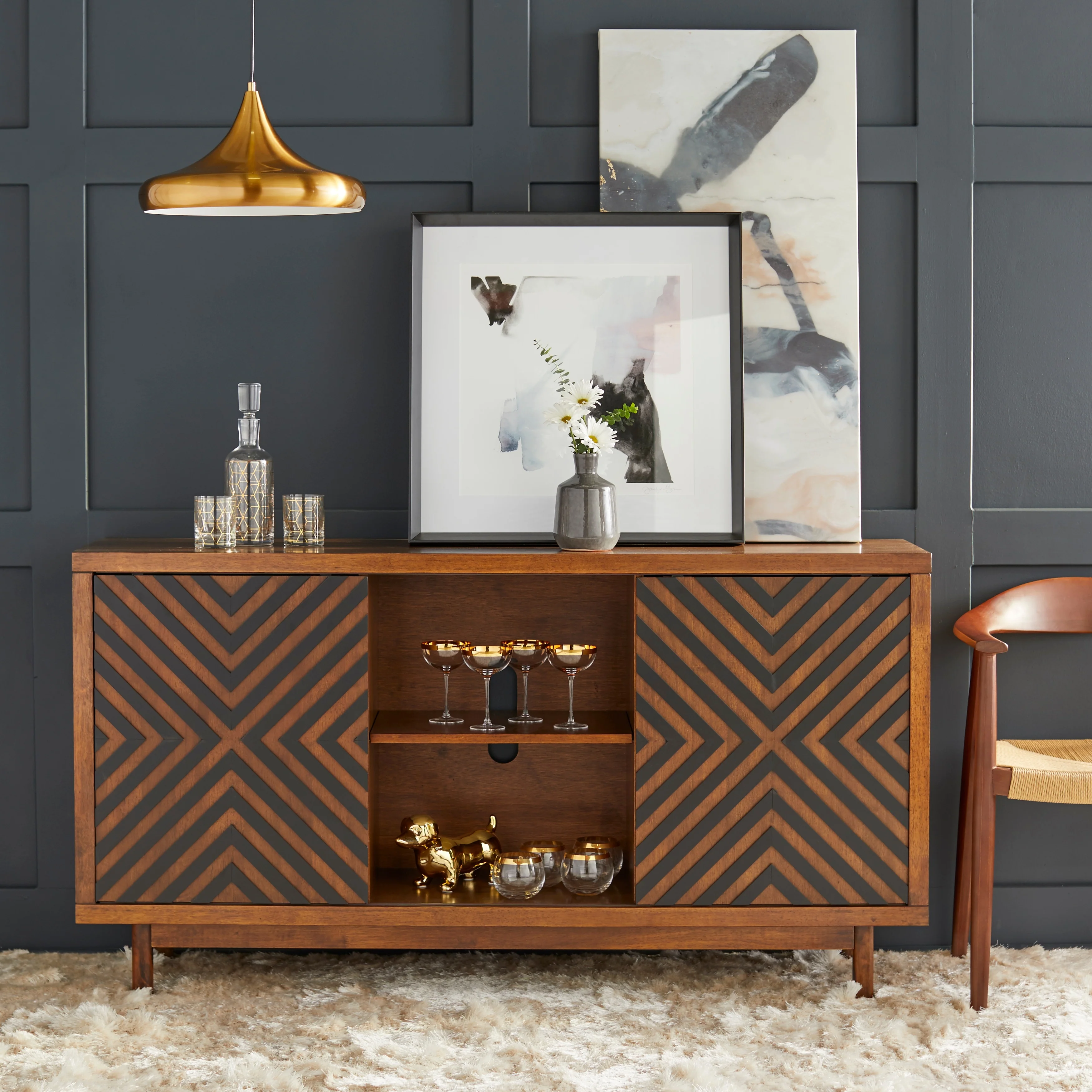 Lifestorey Mason Mid-century Modern Buffet/Sideboard