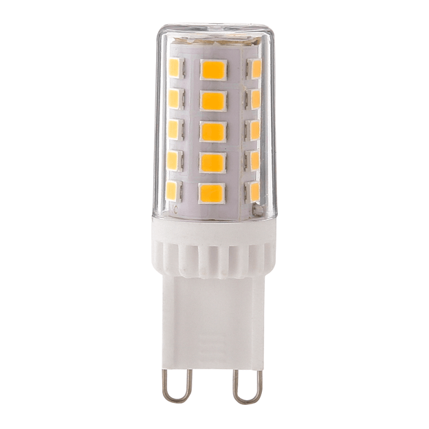 LÂMPADA LED G9 127/220V LUZ AMARELA TASCHIBRA