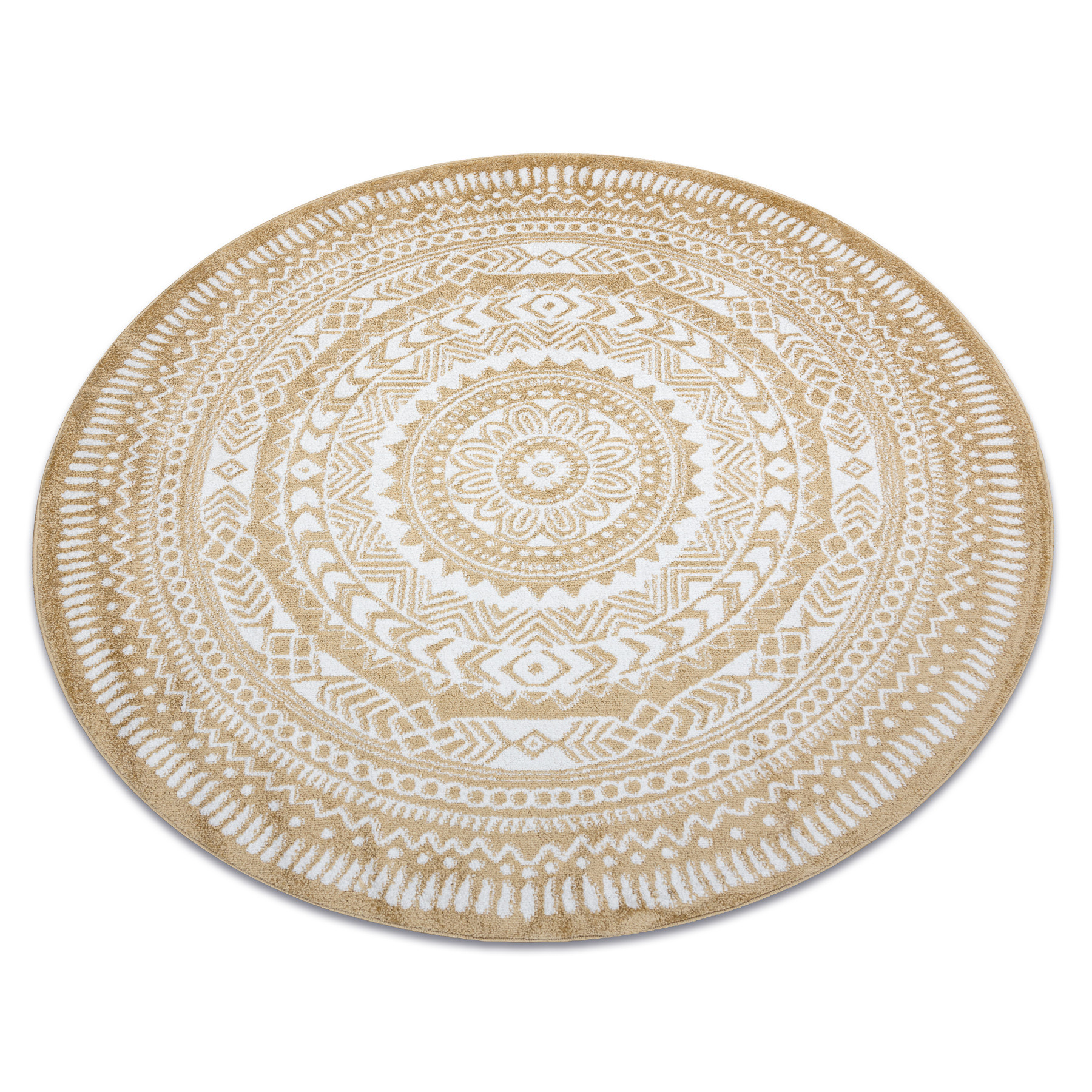 Dywan FUN Napkin serweta - złoty koło 120 cm