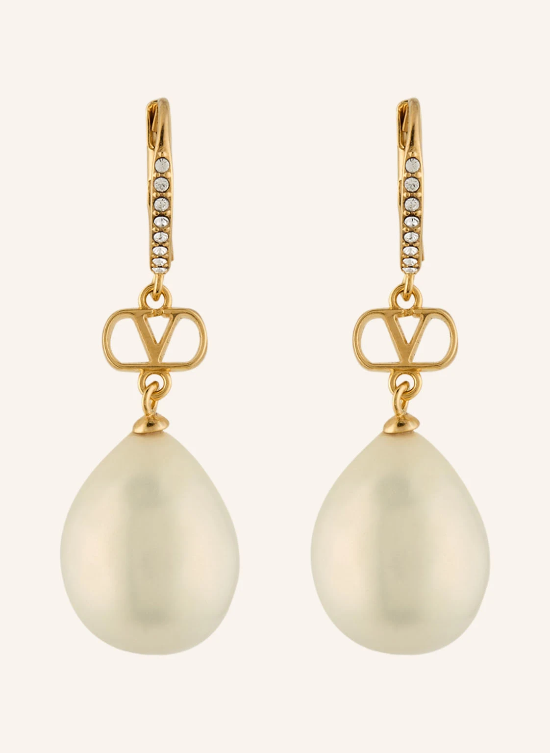 VALENTINO GARAVANI Ohrhänger VLOGO SIGNATURE mit Swarovski Kristallen
