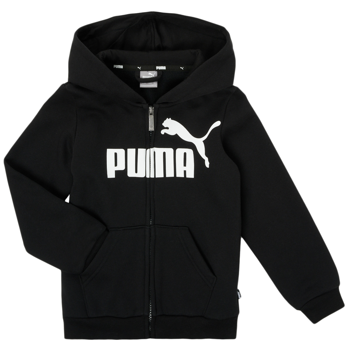Puma - ESSENTIAL BIG LOGO FZ HOODIE - Black