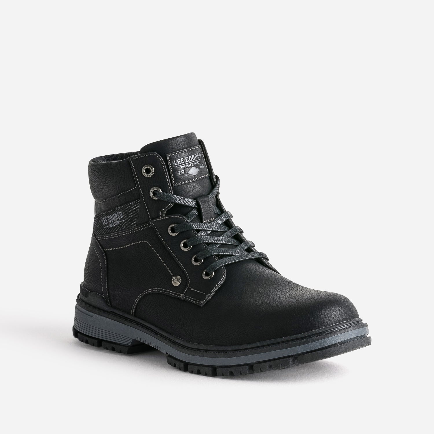 Boots à lacet LEE COOPER noir