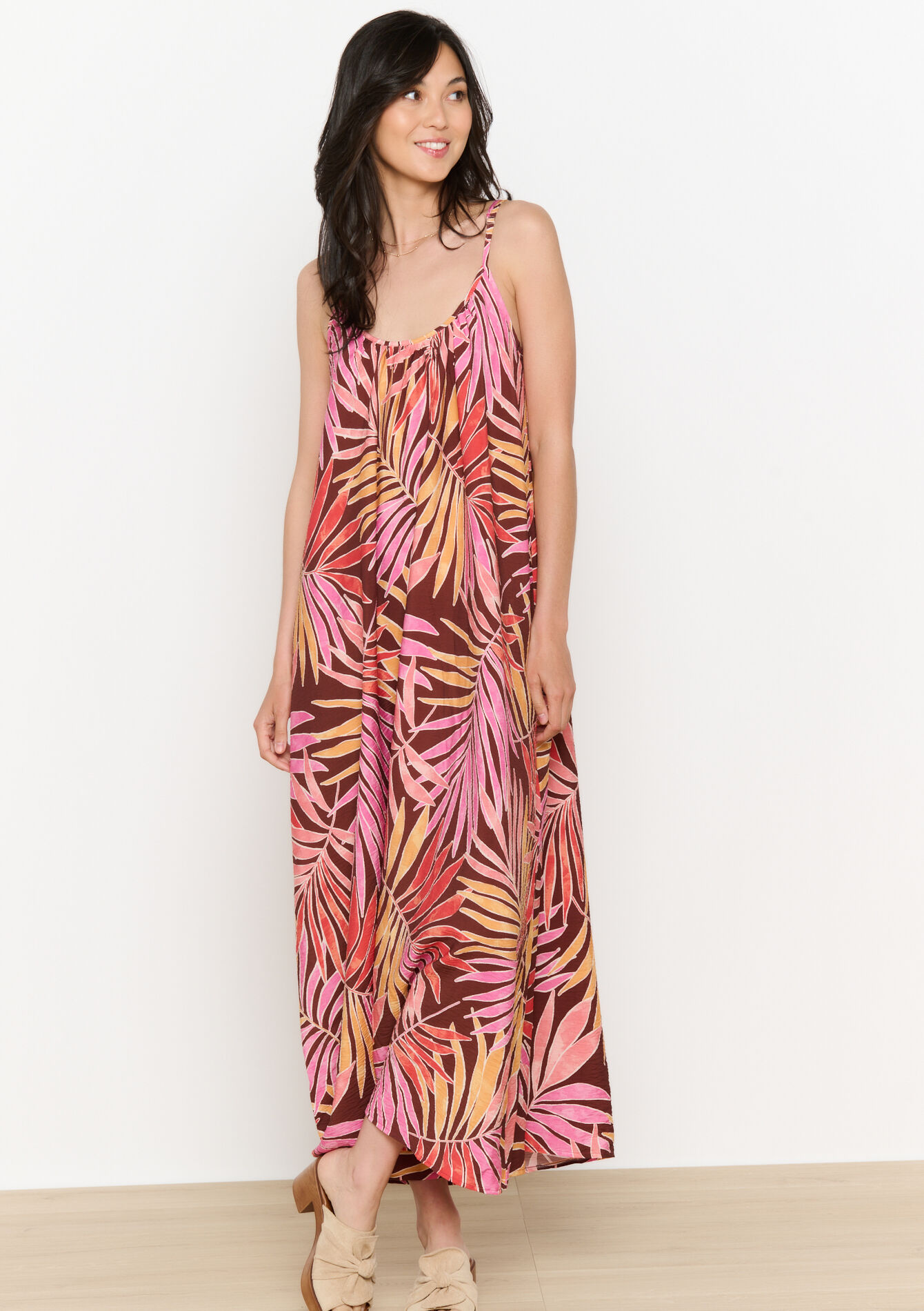 Jurk met tropische print