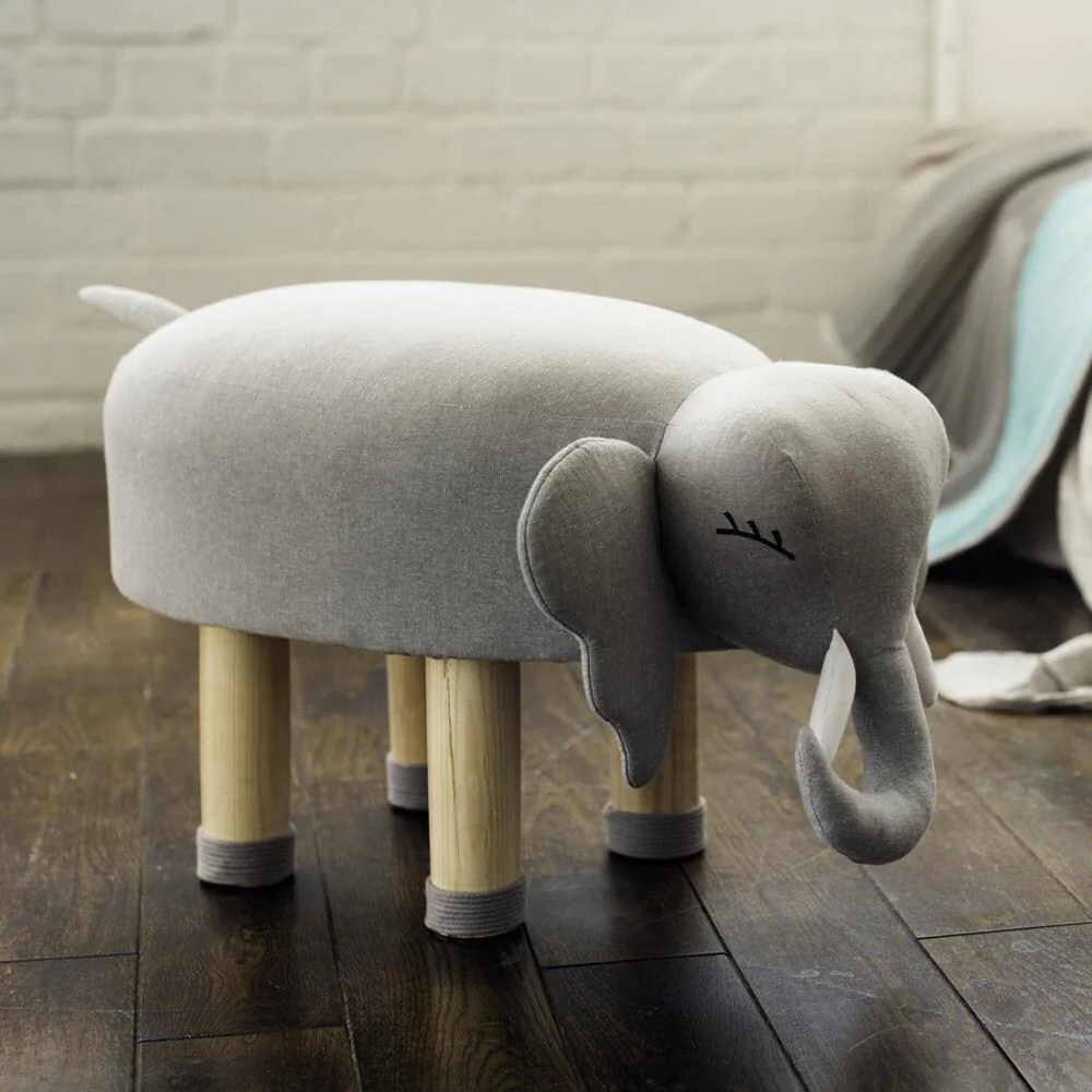 Lincove Kids Decorative Stool - Eddie Elephant Stool