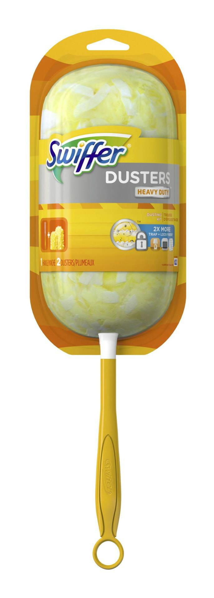 Swiffer Duster Heavy Duty Starter Kit with 2 Refills