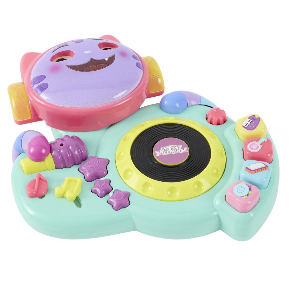 Jeu platine DJ enfant Gabby La Maison Magique son et lumière violet 29x7,5xH27cm