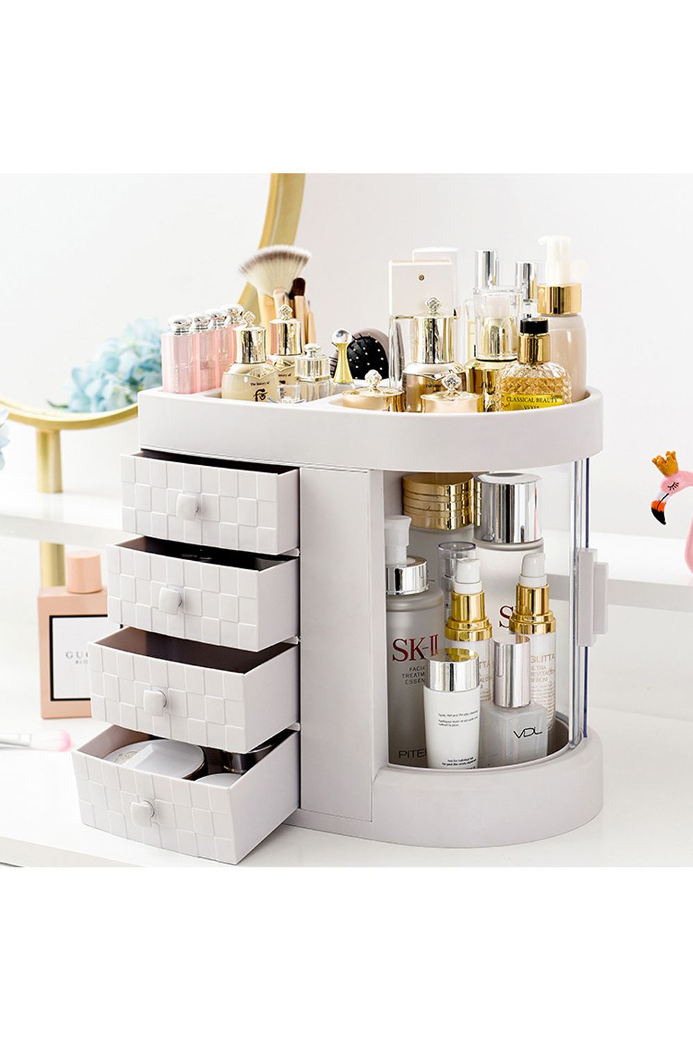 The hot sale Acrylic Desktop Makeup Cosmetic Organizer