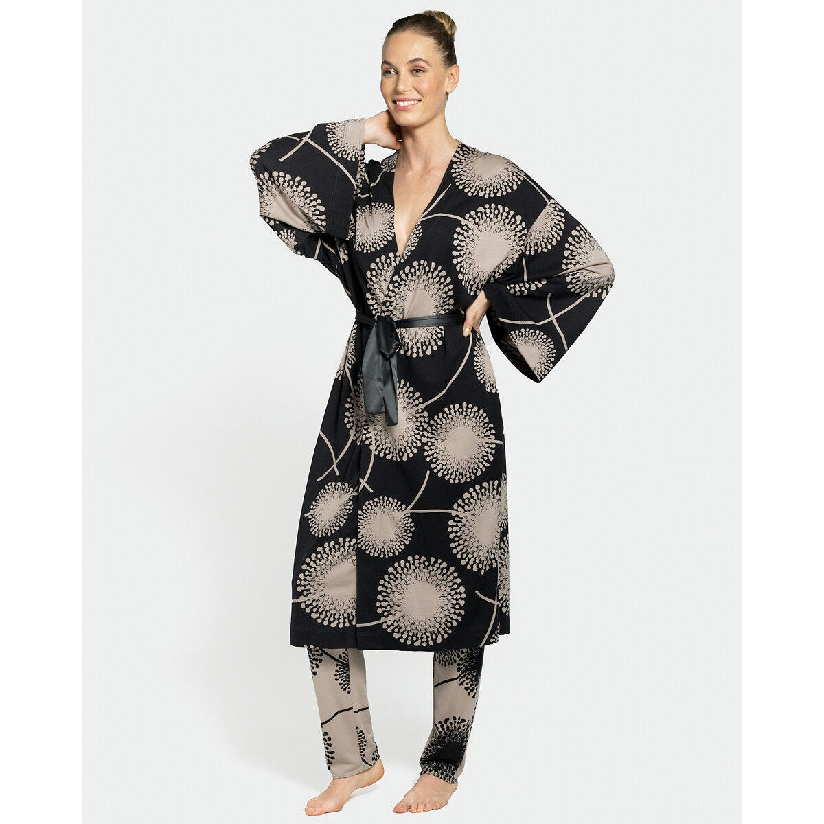 Peignoir en coton et modal Praga