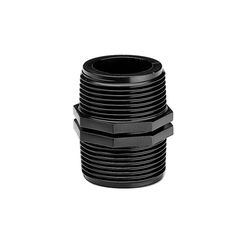 Double raccord fileté 2 x filetage extérieur 1