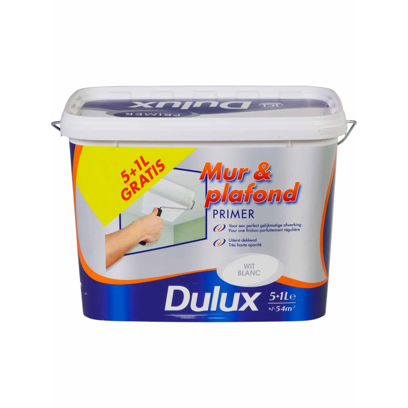 Primer murs et plafonds blanc 5   1 L DULUX