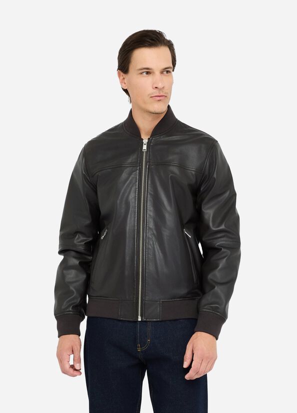 Bomber in pelle