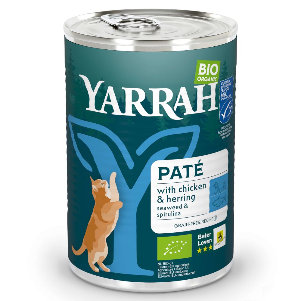 Yarrah Organic Pâté 6 x 400g