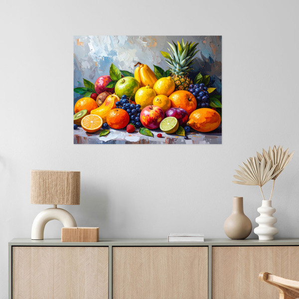 Naklejka samoprzylepna Feeby Egzotyczne Owoce Martwa Natura 30x20
