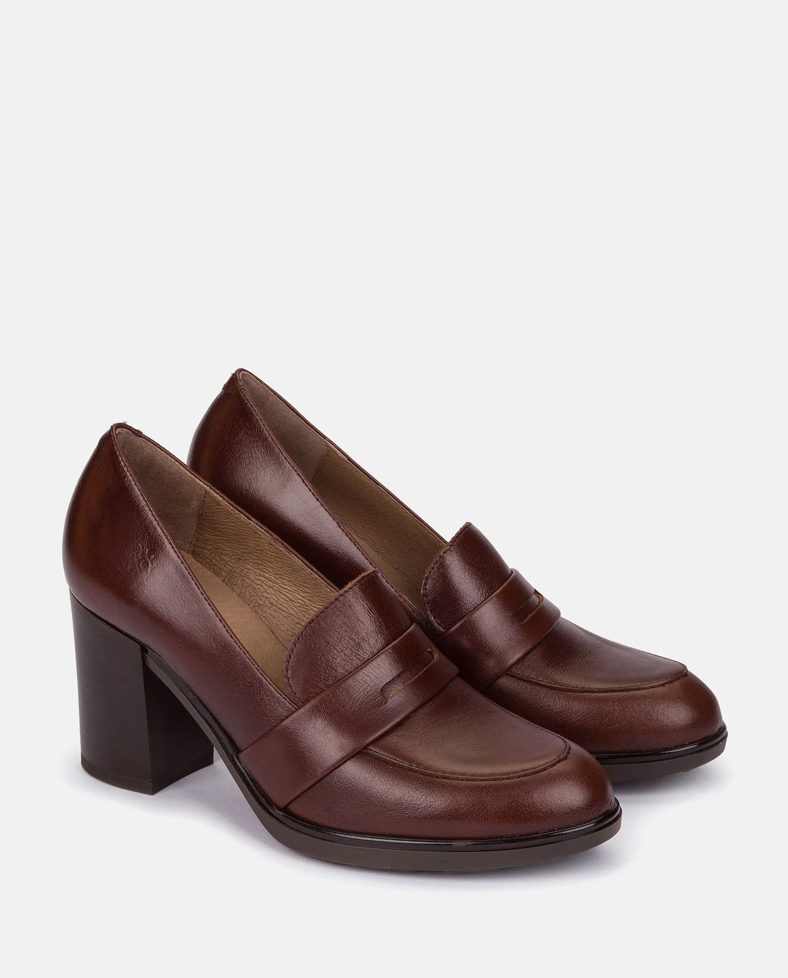 Zapato de tacón KIEL-001 MARRON