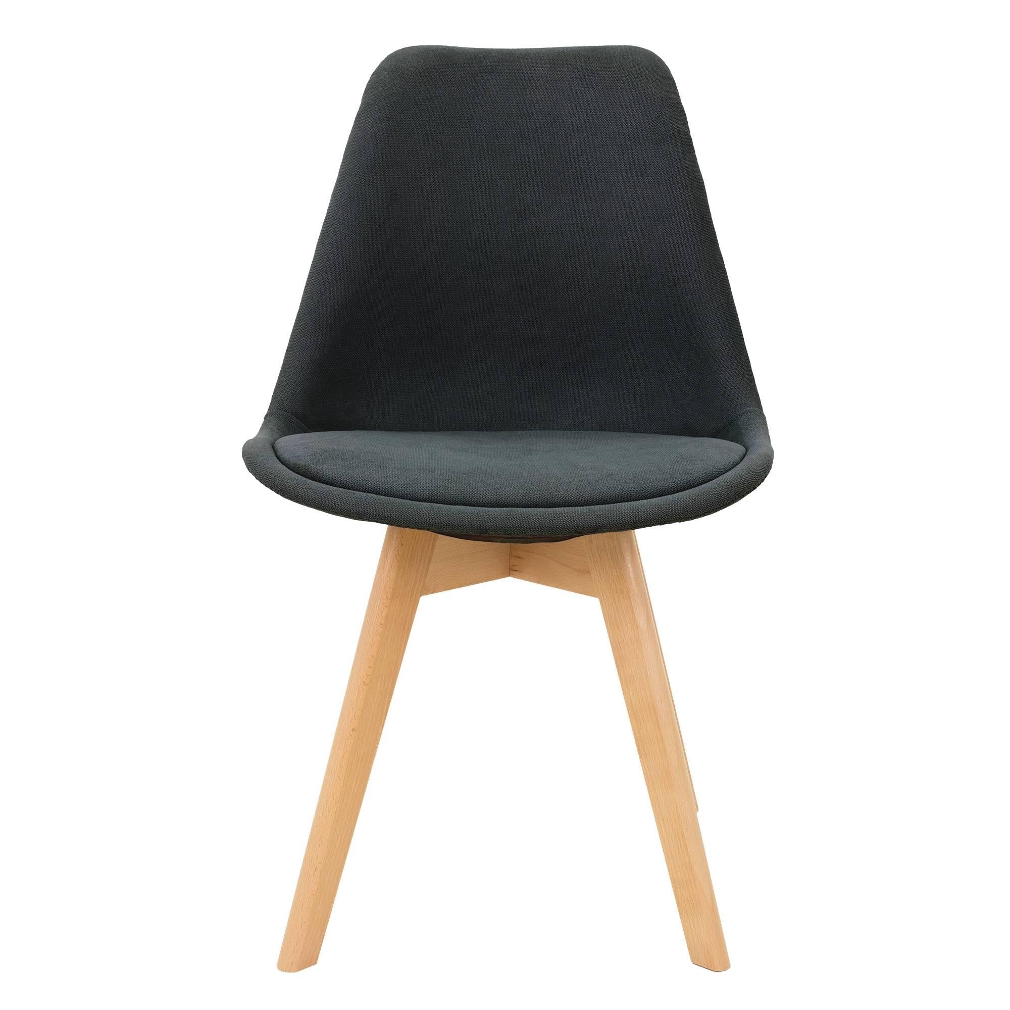 Set van 4 eetkamerstoelen Alison linnen