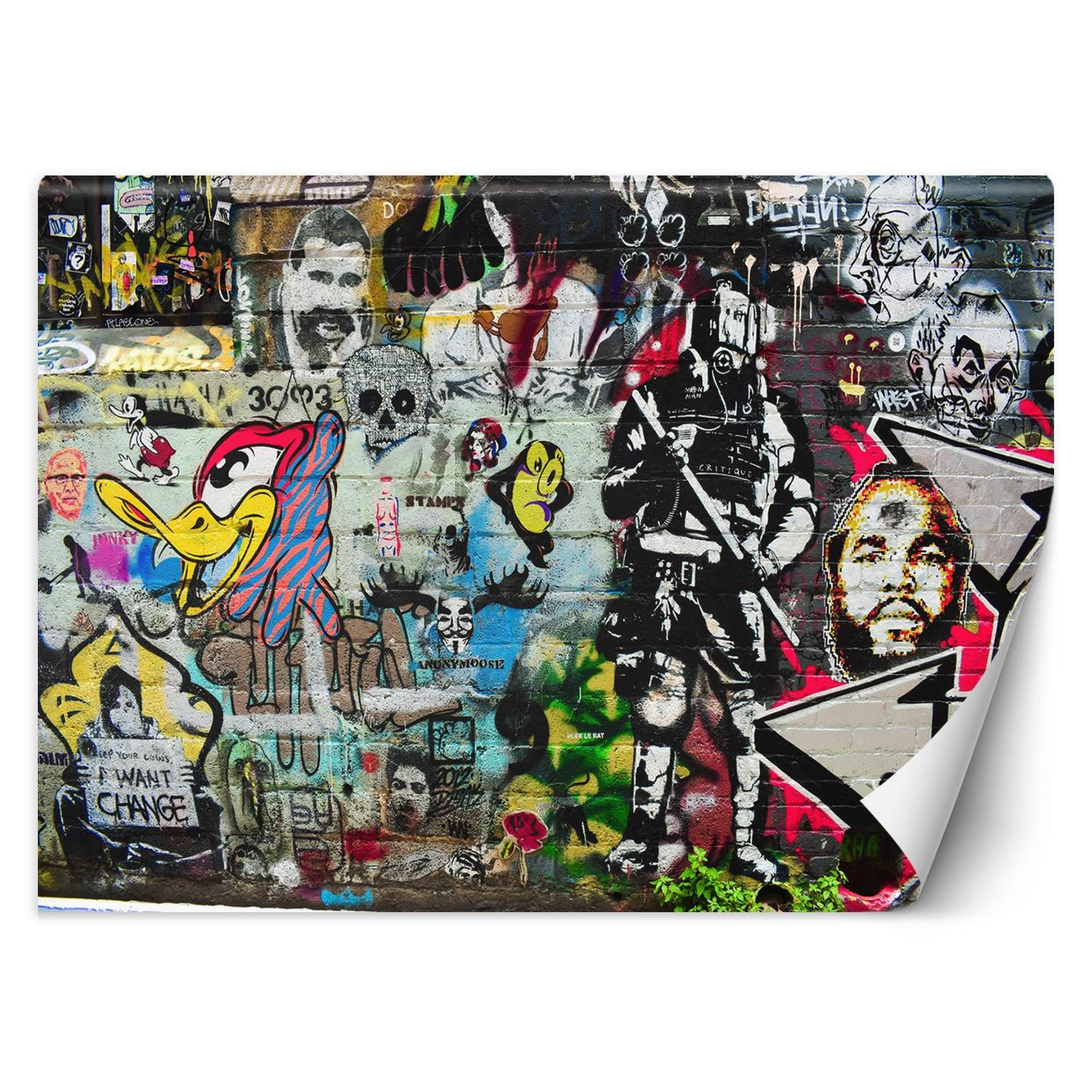 Feeby Fototapeta, Graffiti kolorowy street art 150x105