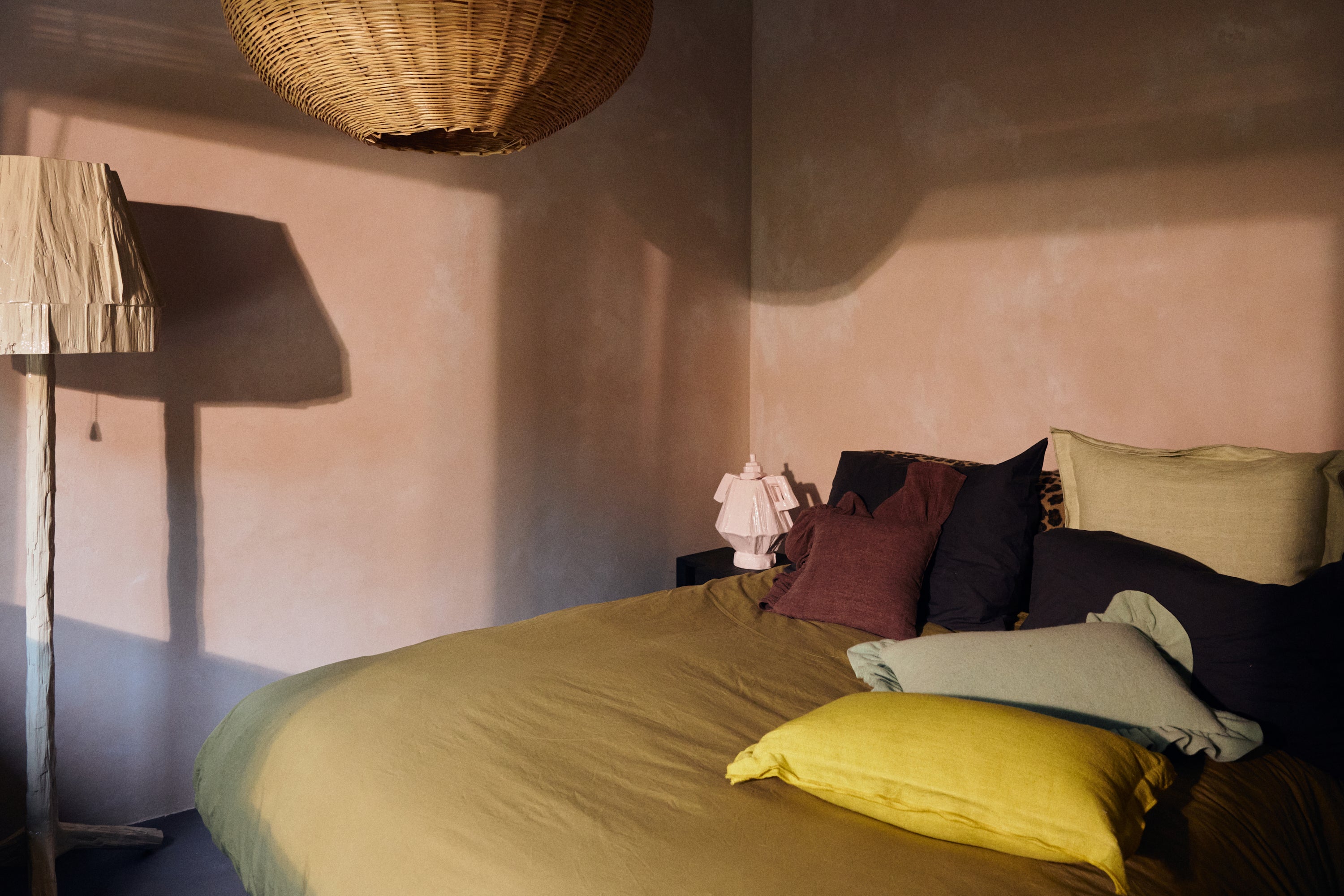 HKliving Linen Sierkussen 30 x 50 cm - Lemongrass