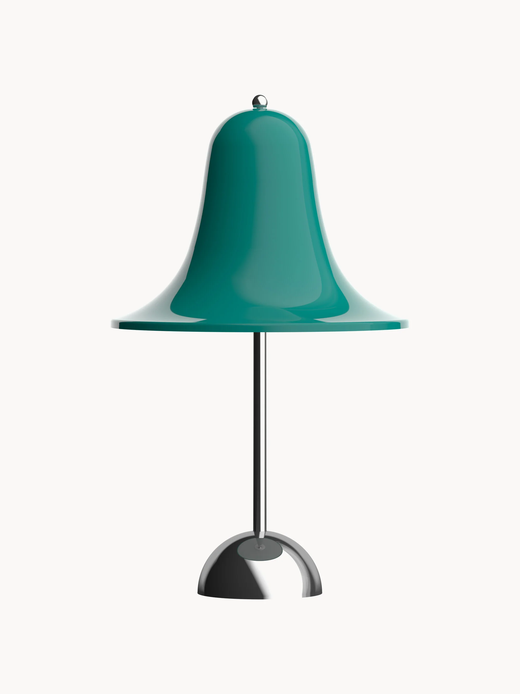 Kleine mobile LED-Tischlampe Pantop, dimmbar, Design Verner Panton
