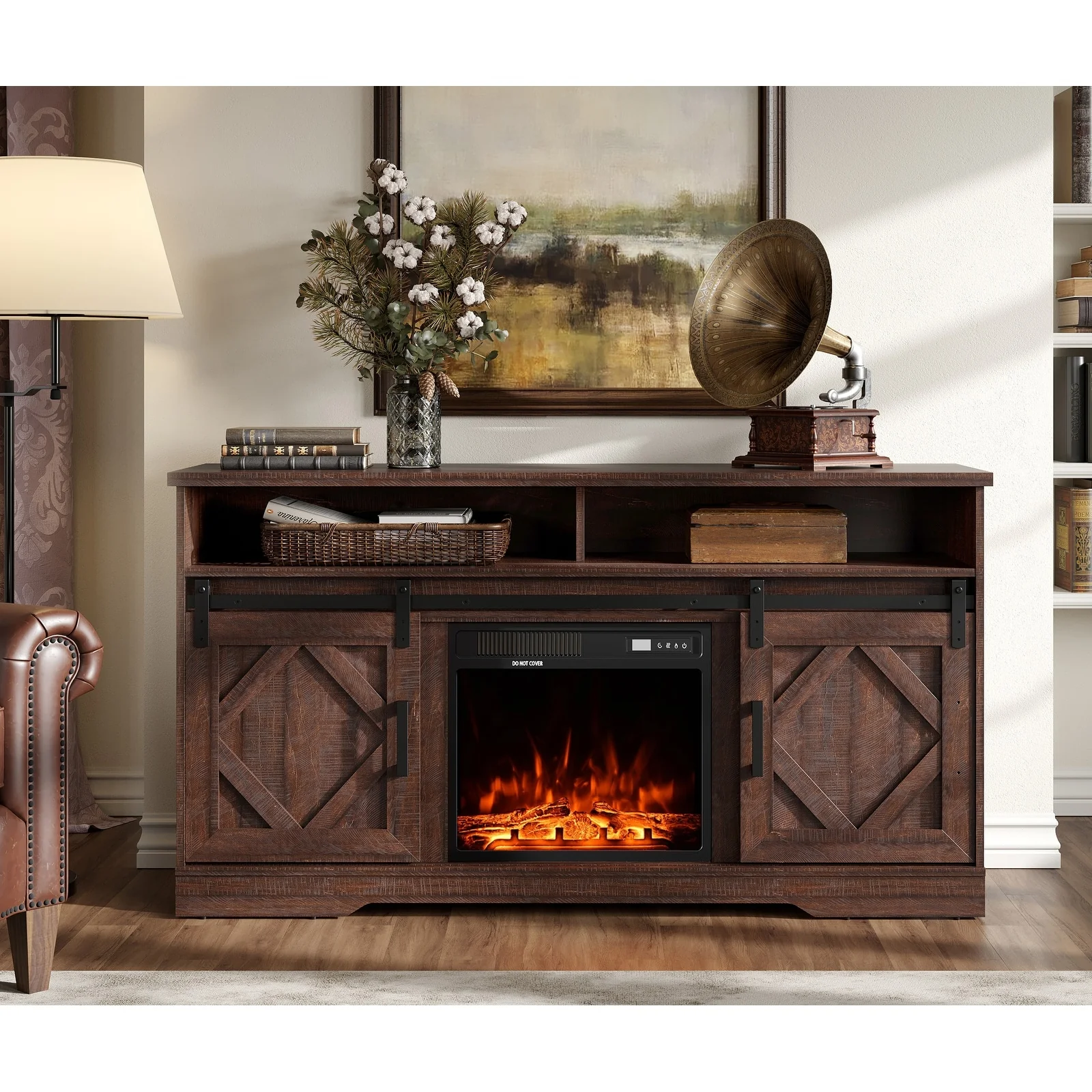 Wampat Fireplace TV Stand for TVs Up to 65 Inch - 59