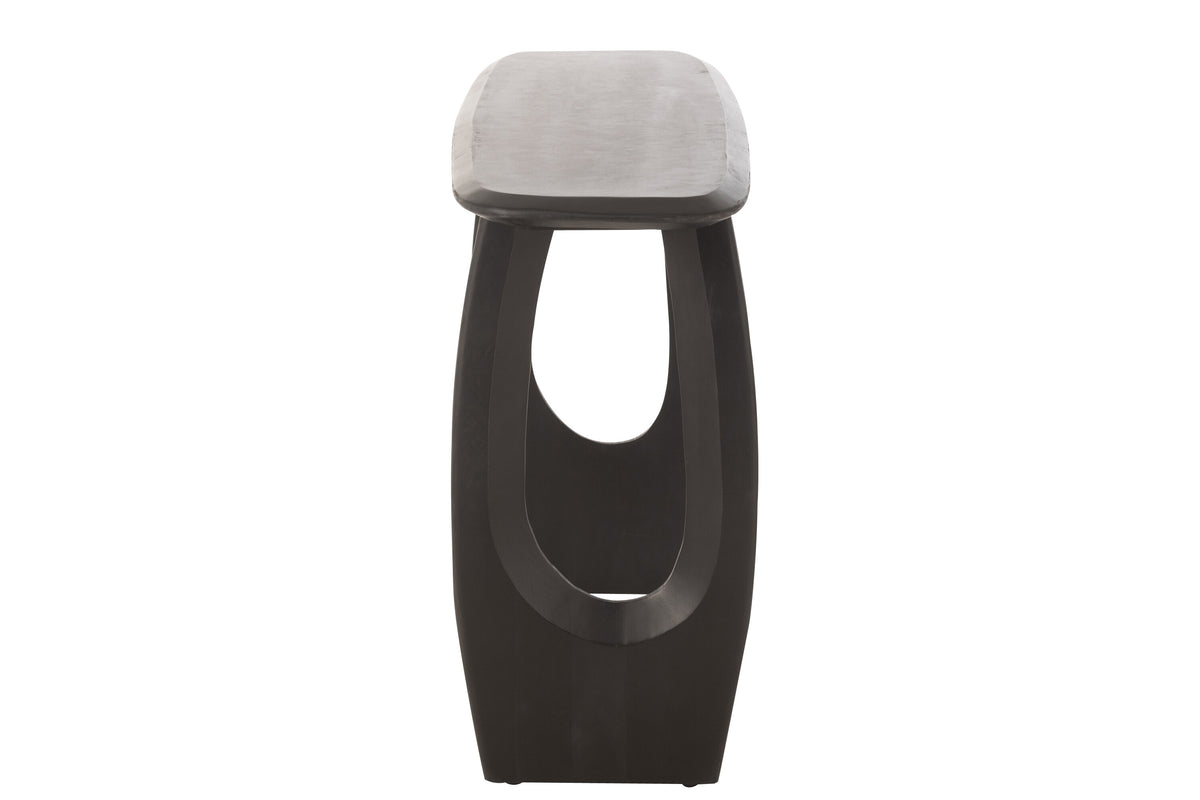 J-Line console Mark - hout - zwart