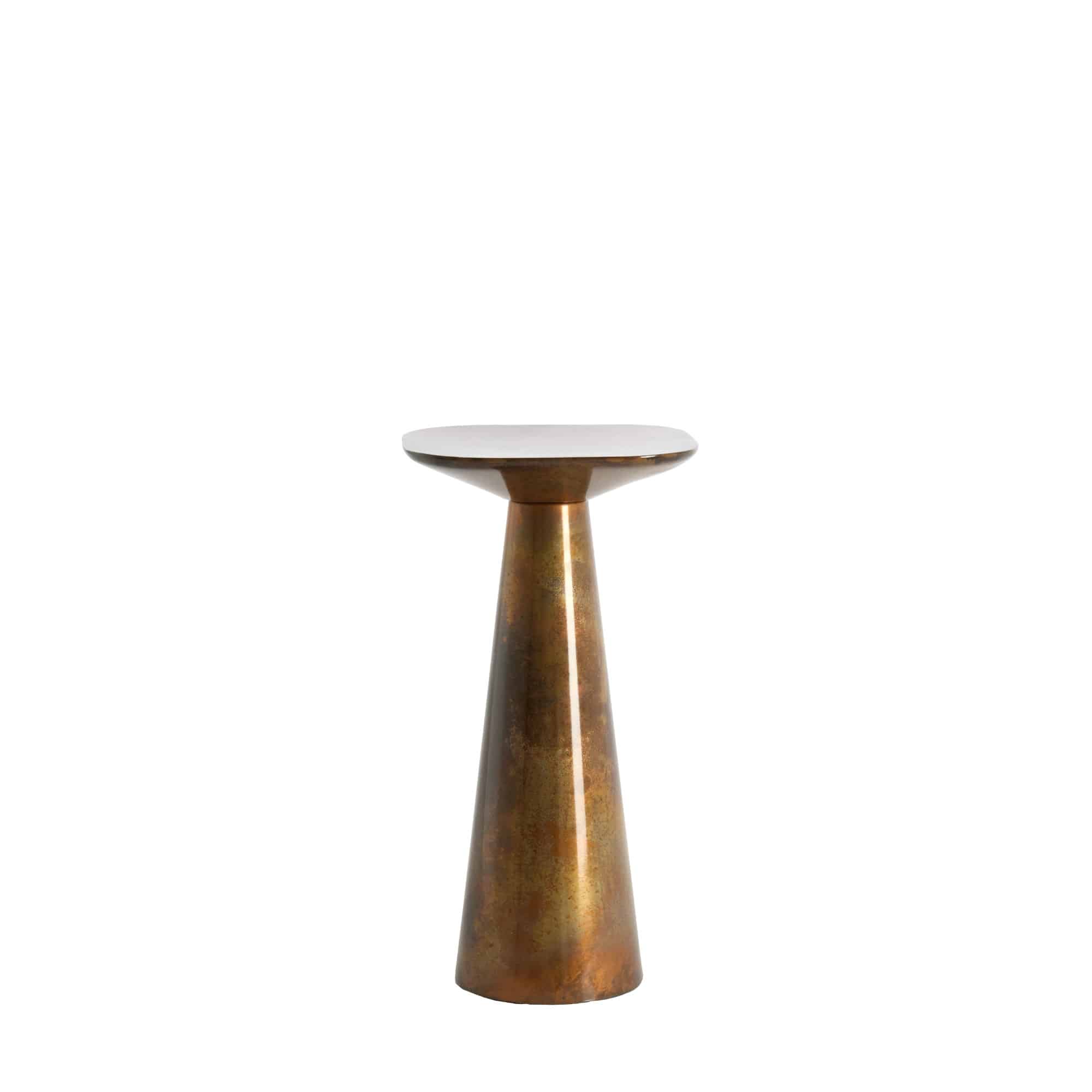 Light & Living bijzettafel Abala - brons - 28x28x53cm