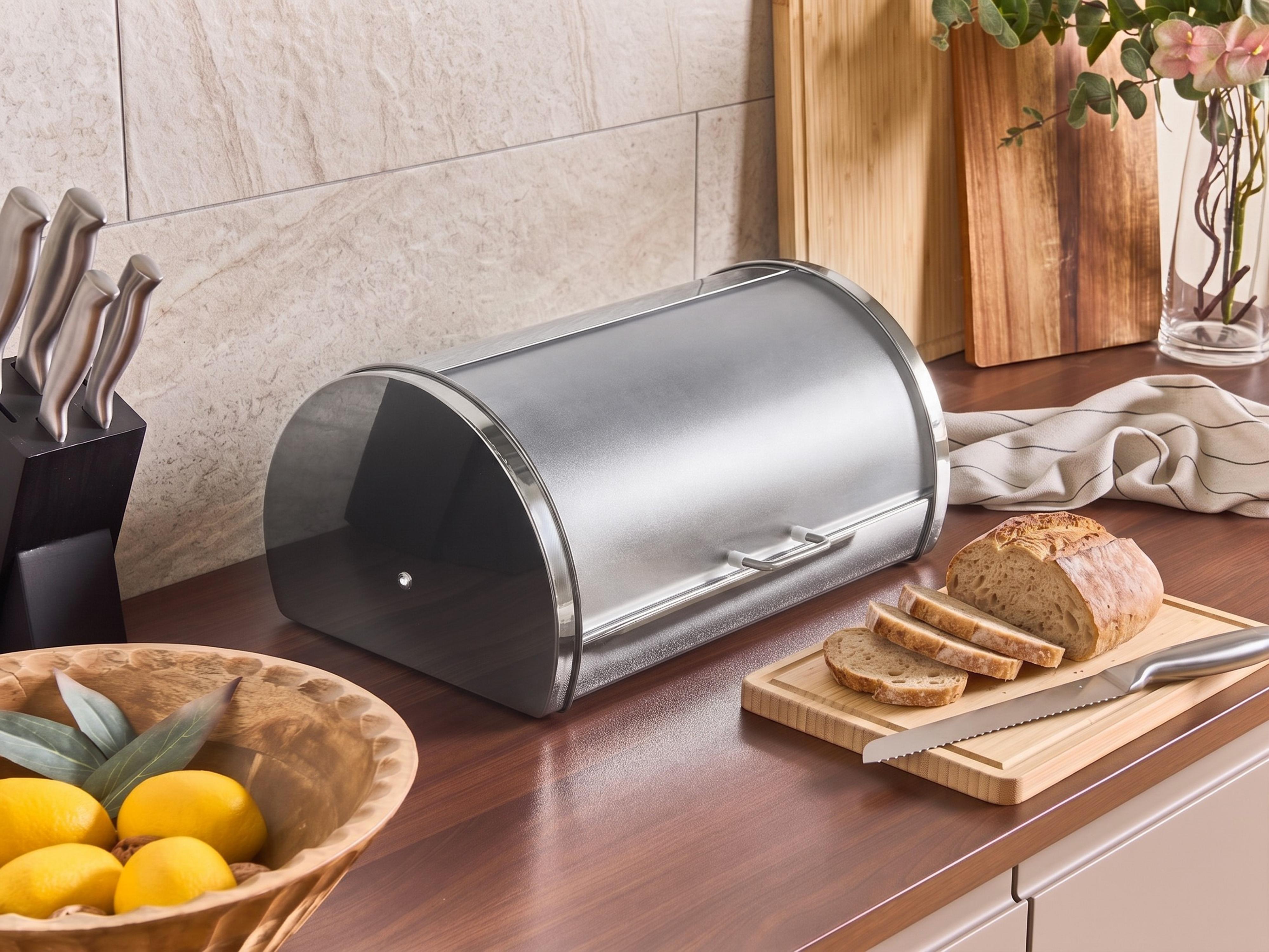 Bread Bin FRIANDISE Stainless Steel Silver