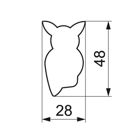 Wykrawacz 4,8 cm Smolik - Sowa 4SS.341/V