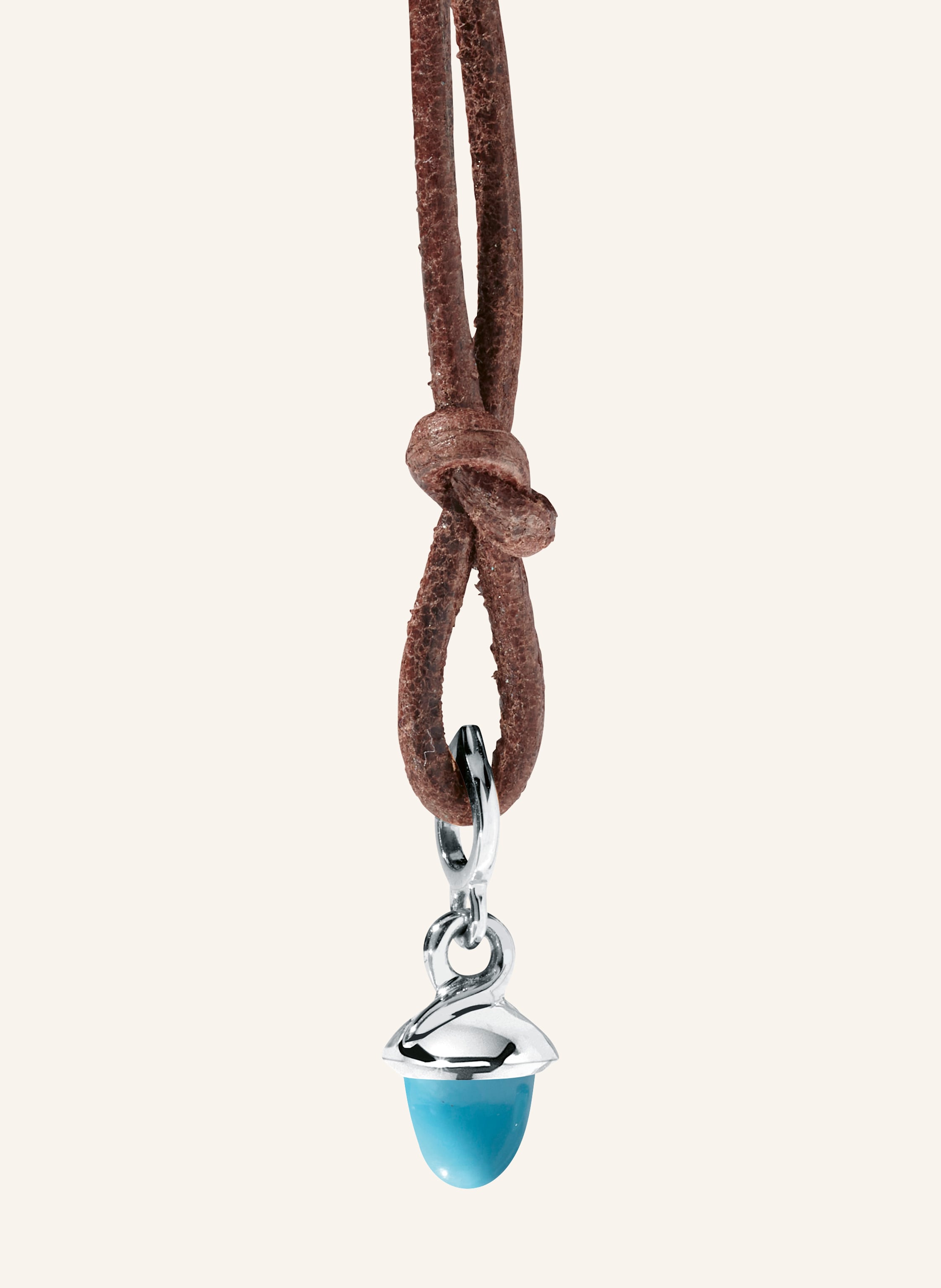 TAMARA COMOLLI Anhänger PENDANT MINIMIKADO TURQUOISE 18K Weißgold