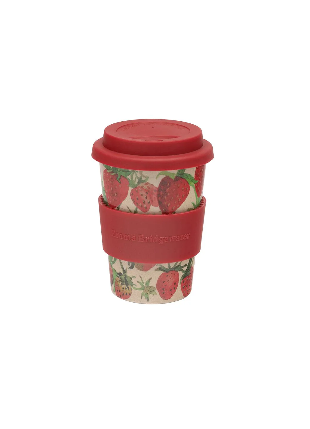 Strawberries Rice Husk Travel Cup