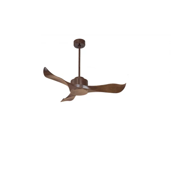 Modulo Regular Exterior - un ventilateur pour extérieur IP44, DC 106 cm Marron pales abs marronsans Lumière10 à 20 m²