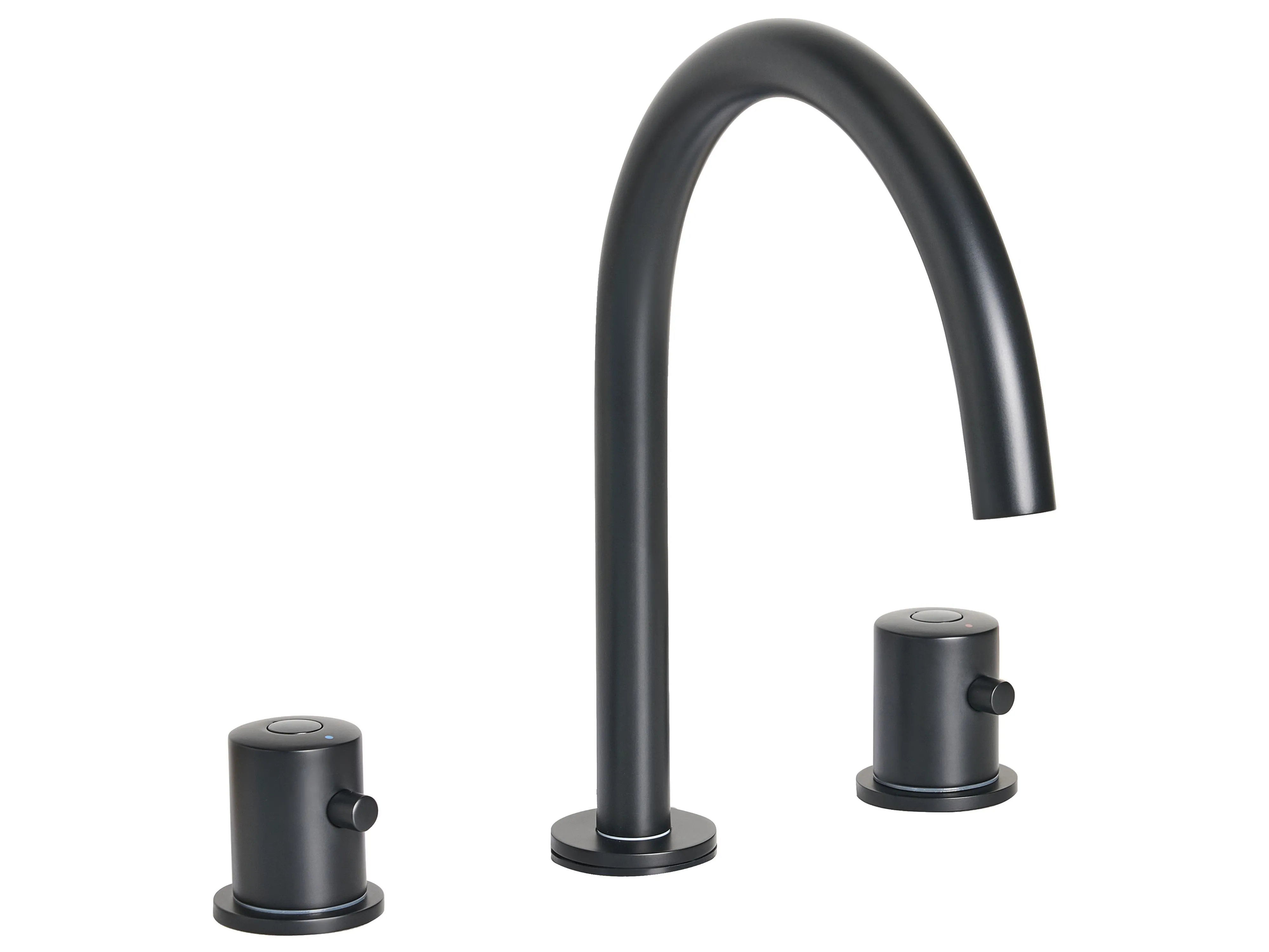 Basin Mixer Tap PILCOMAYO Brass Black