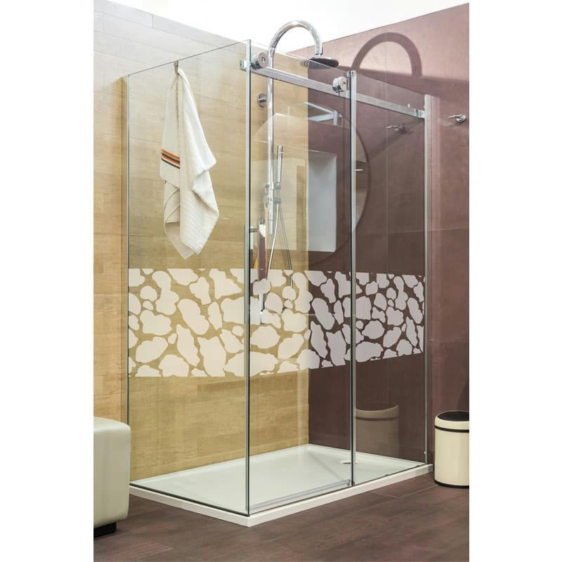 - Film Occultant motif peau de girafe pour Vitre/Douche 55x185cm
