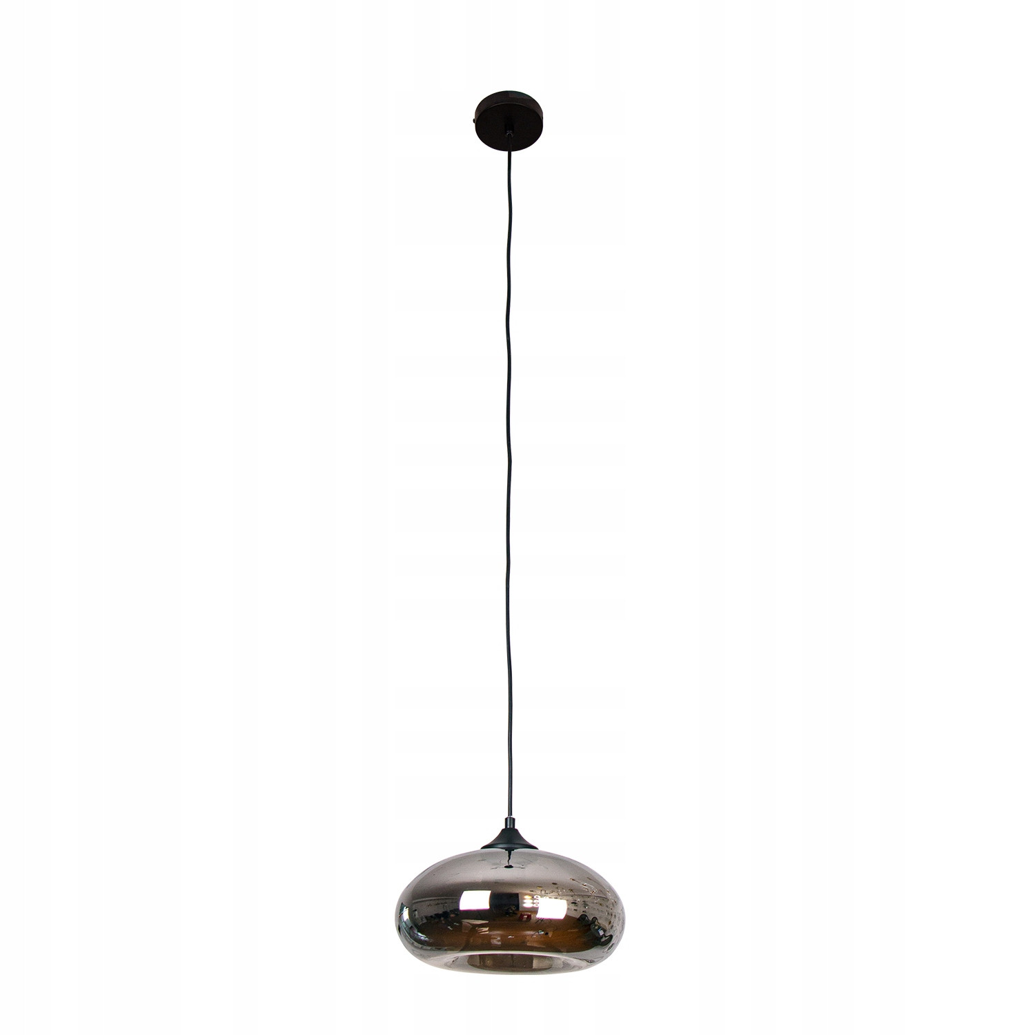 Lampa Sufitowa Wisząca Do Salon Jadalni Szklany Klosz
