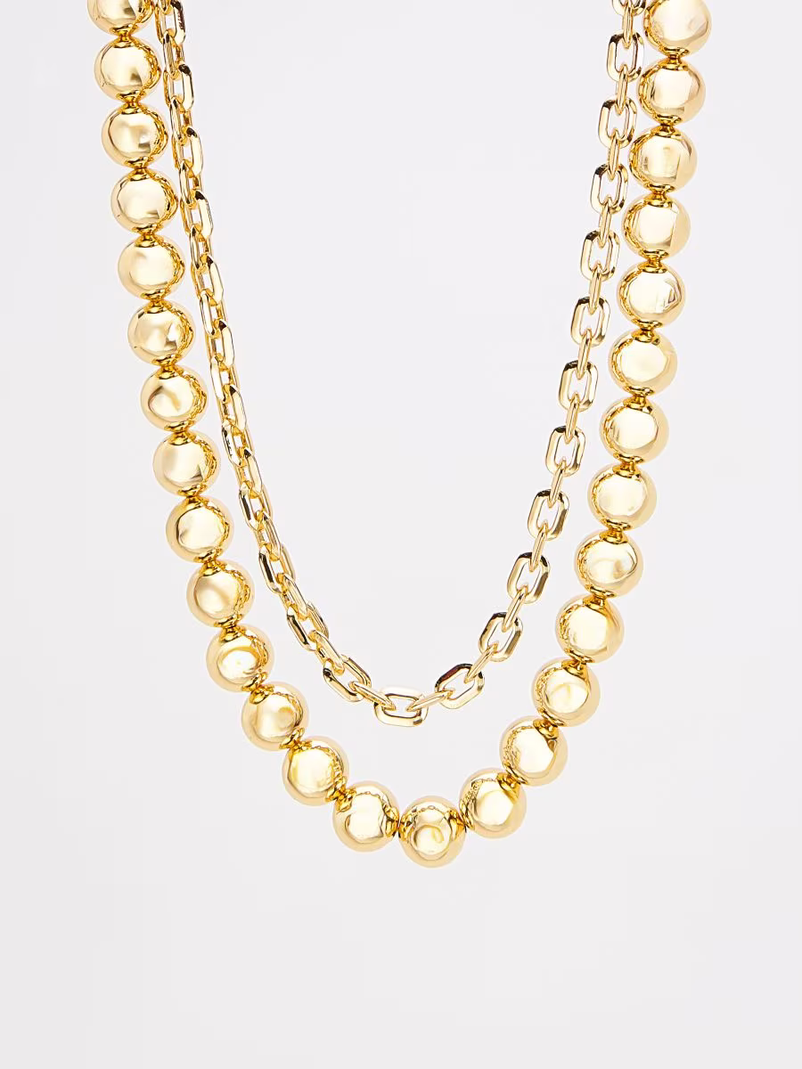 Gold-Plated Necklaces Set