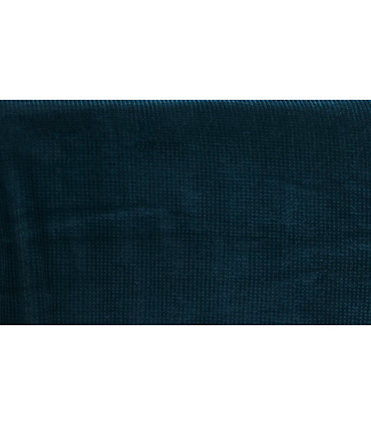 Couvre lit velours gaufré - 180x240cm - Bleu marine