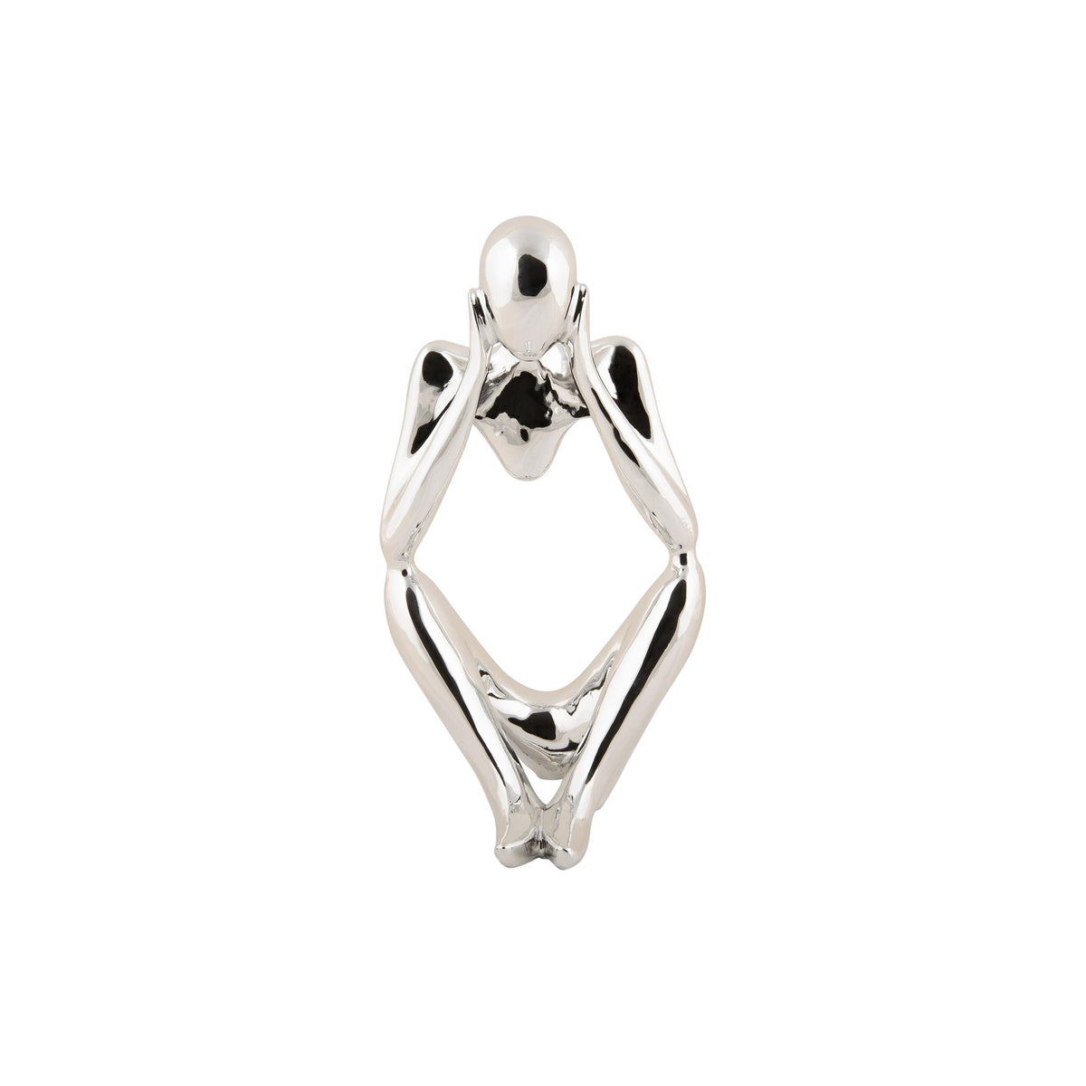 Present Time ornament Imagine - zilver - 12.5x10x23.5cm