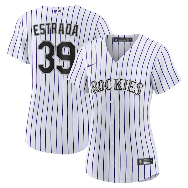 Thairo Estrada Colorado Rockies Nike Women's Home Replica Jersey - White