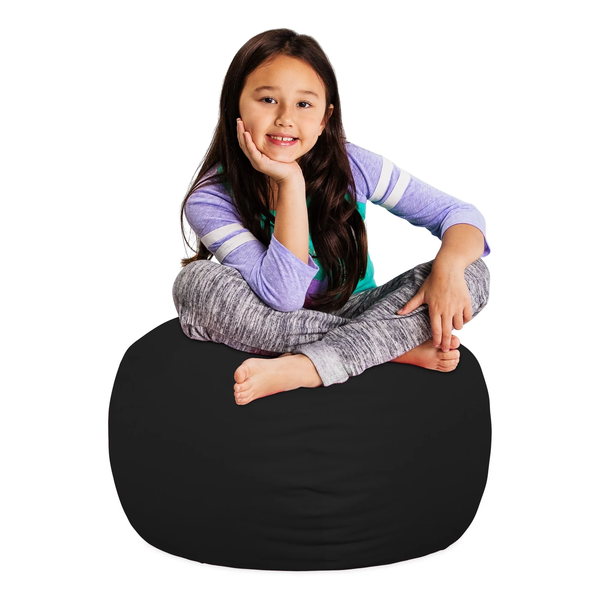 Kids Bean Bag Chair, Big Comfy Chair - Machine Washable Cover