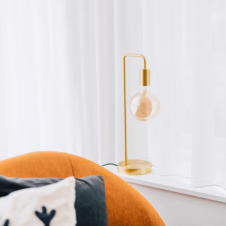 Qazqa solar lamp facil goudkleurig e27