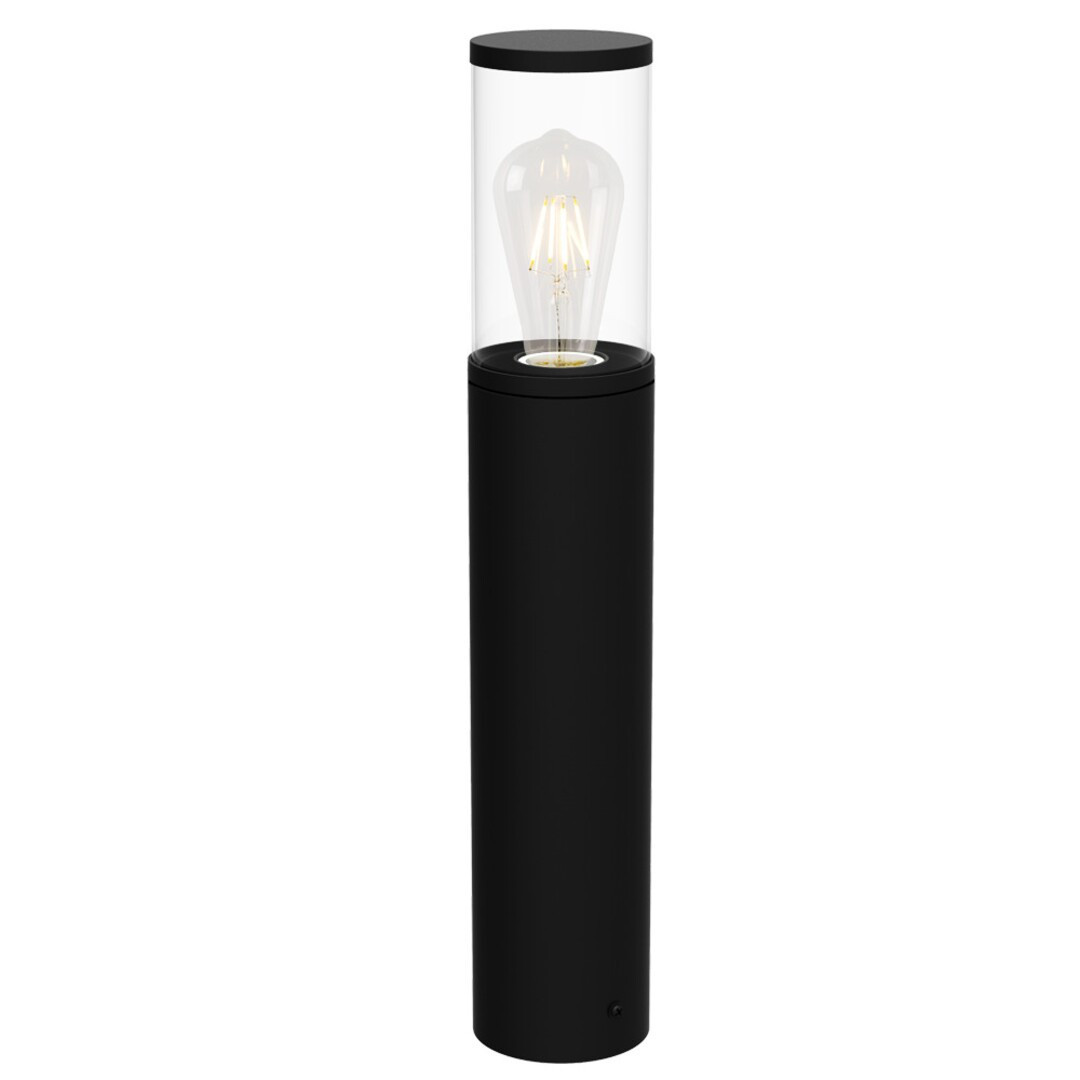 Lampa ogrodowa stojąca czarna Wellington wys:80 cm 1xE27x60W IP44 Rabalux
