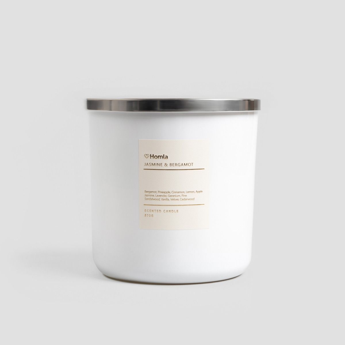 Świeca zapachowa VELUMA Jasmine&Bergamot 870 g
