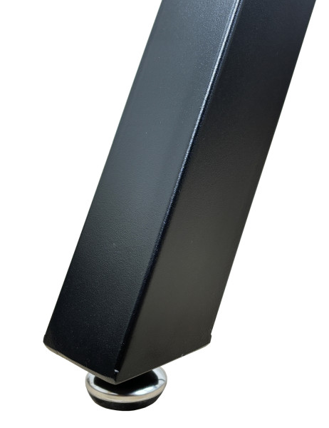 Stół okrągły loftowy 80 cm – blat kolor dąb / nogi czarne K029