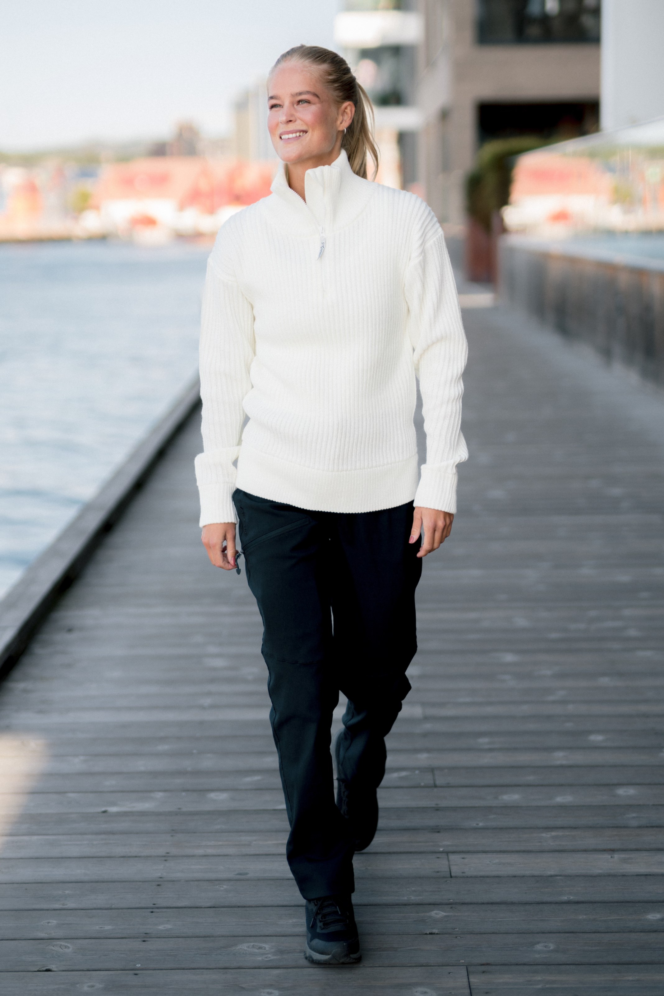 Bondalen Half Zip strikkegenser
