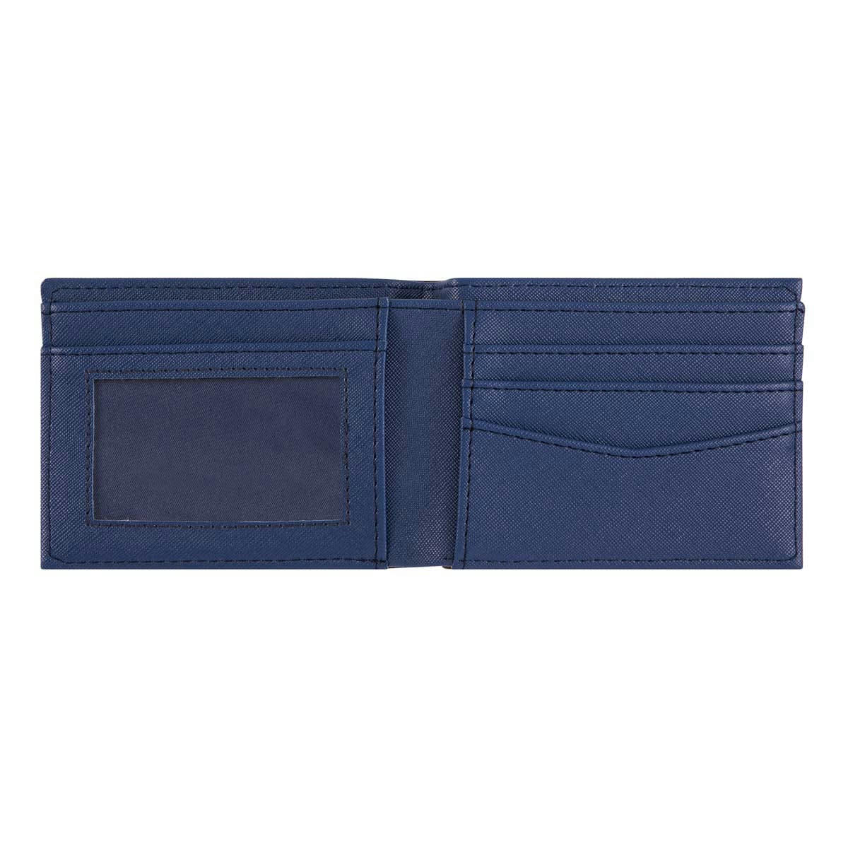 - Portefeuille Homme - Rayures Bleu Marine Et Noires