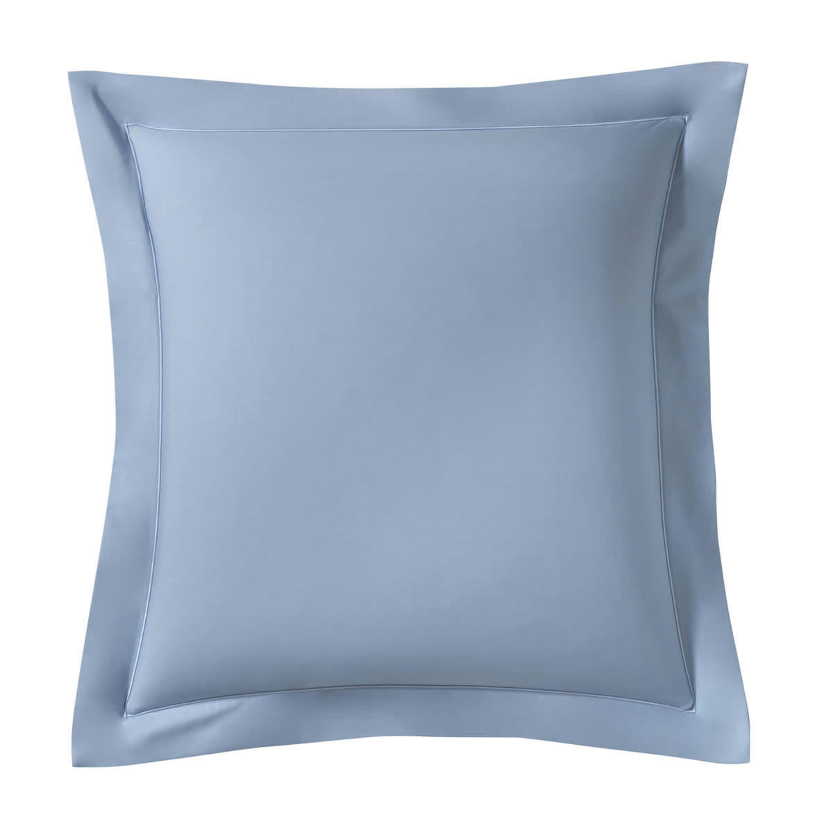 ROYAL LINE - Taie d'oreiller unie en percale de coton gris 64x64