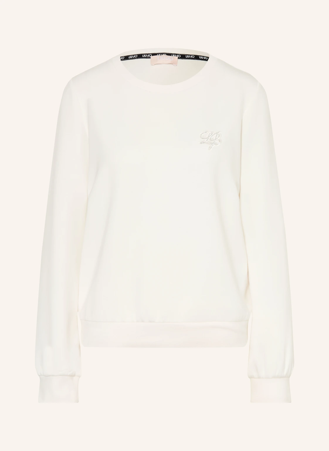 LIU JO Sweatshirt mit Schmucksteinen