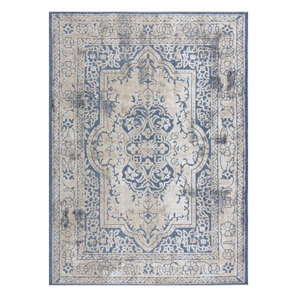 Dywan Strukturalny SOLE D3871 Ornament, ramka - płasko tkany 120x170 cm